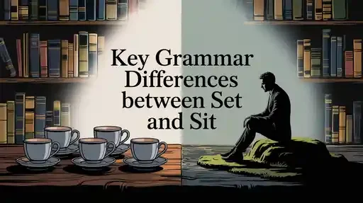 Key Grammar Differences Between Set and Sit