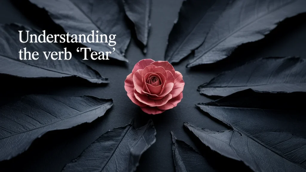 Understanding the Verb “Tear”