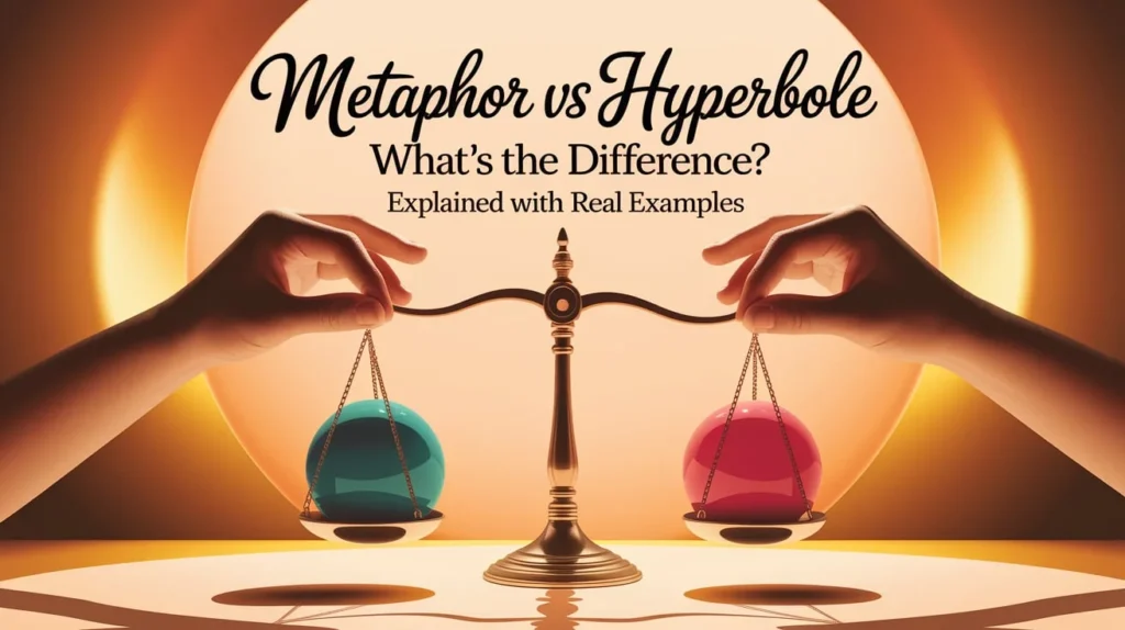 Metaphor vs Hyperbole