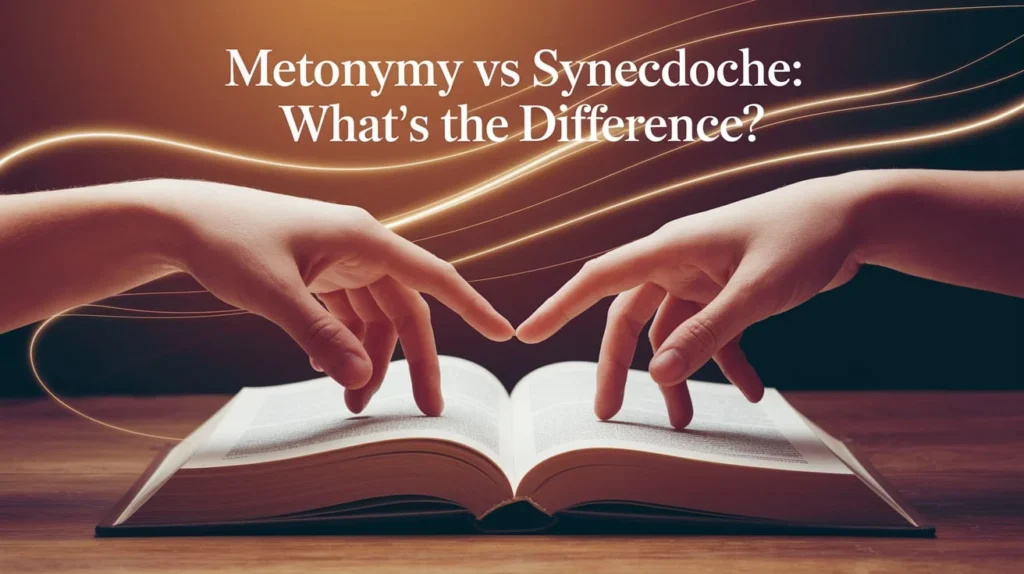 Metonymy vs Synecdoche