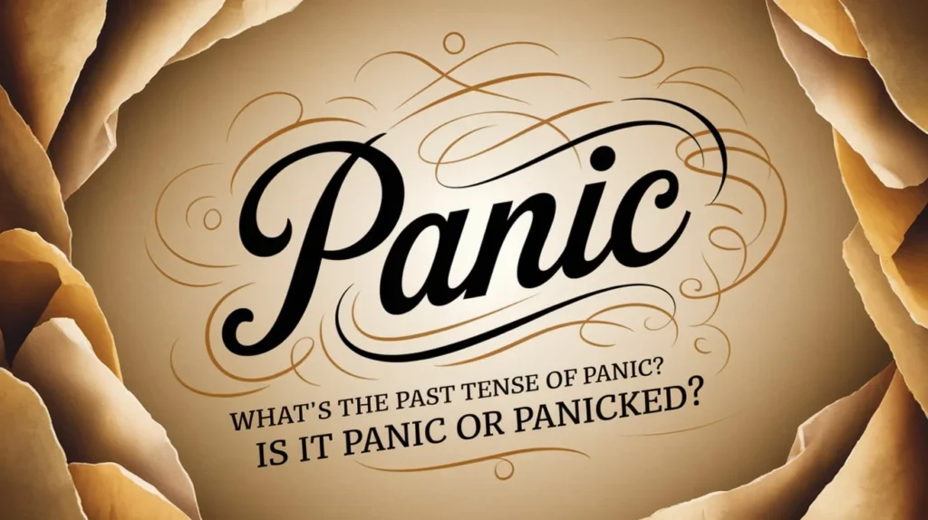 Panic or Panicked