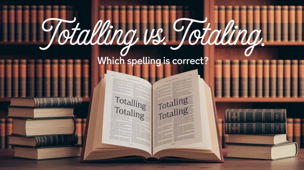 Totalling vs. Totaling