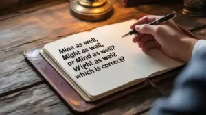 Mine as Well, Might as Well, or Mind as Well? Which Is Correct?