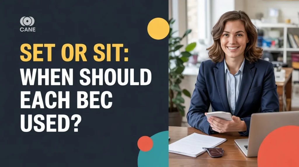 Set or Sit: When Should Each Be Used?