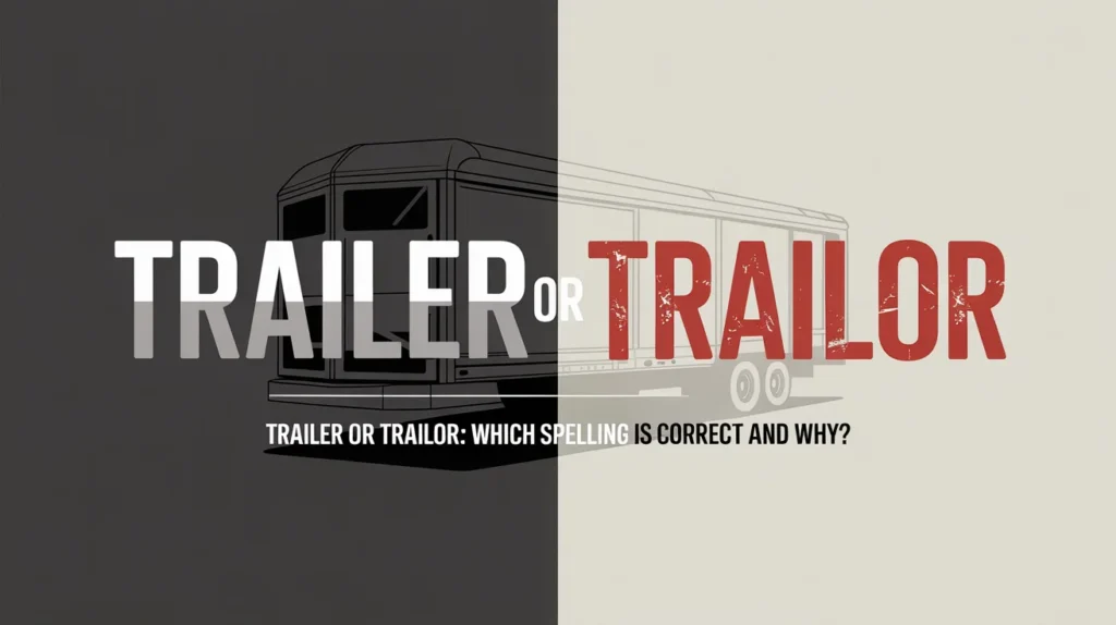 Trailer or Trailor